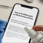 How to Fix White Spots on Phone Screen at Home