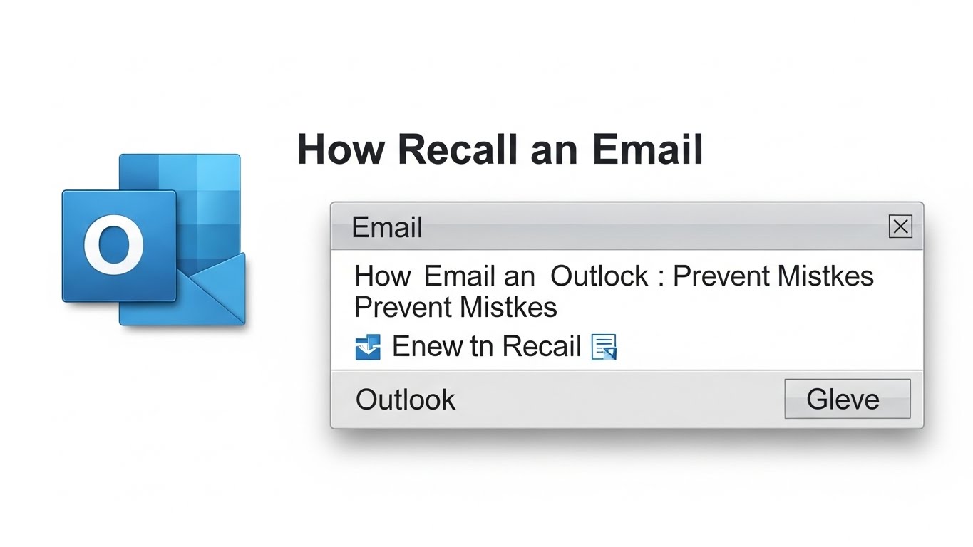 Recall an Email in Outlook