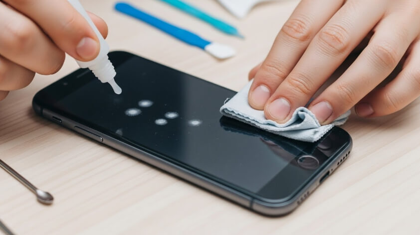 What Are White Spots on a Phone Screen